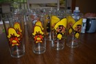 Vintage 1973 Looney Tunes Pepsi Collector Series Glasses - Set Of 16