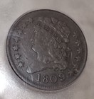 1809  over 6   or Inverted 9  Classic Half Cent  Icg Fine  F-15