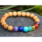 Med 7 Chakra Bracelet  Yoga Bracelet  Healing Bracelet   Yoga Jewelry  Crystals