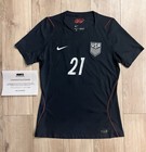 Game Match Worn 2026 Us Soccer World Cup Friendly Tim Weah Auto Jersey