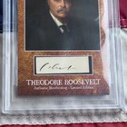 Theodore Roosevelt Handwritten Word Cut From Autograph Letter Signed Beckett Bas