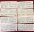 Vintage Locomotive Spec Cards For General Motors Electro-motive Diesel Engines