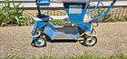 Vintage 1950 s Genuine Taylor-tot Baby Stroller Walker Buggy Carriage Blue white