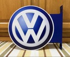 Volkswagen Flange Sign Metal Parts Bug Passat Vr6 Vw Vintage Style Wall Decor