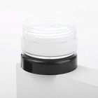 100 Pcs 10g Small Sample Containers Lids Plastic Jar Cosmetic Empty Black