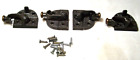 Antique Window Lock Sash Cast Iron Brass Vtg 1876 Eastlake Hardware 4 Part  c60