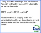 Blue Bird Passenger Side Sash Window 10030071  007064  084159  00111922