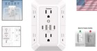 Wall-integrated Surge Protector     6 Outlets   4 Usb Ports For Smooth Power Usage