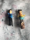 Vintage Guatemalan Worry Dolls Set 6 Tiny 1    Handmade Folk Art Wood Box