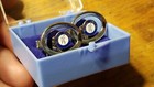 Vintage National Invitation Cufflinks - Fly Fishing   - Silver Tone - Logo  S1