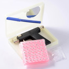 1set  Professional Ear Piercing Gun Kit 98pcs Studs Tool Mirror Marker Set - New