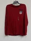 Polo Ralph Lauren Mens T-shirt New Xxl Red Crew Neck 1967 Long Sleeves
