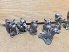 Michael Ricker Handcrafted Pewter Mini Sculptures Assorted Animals 12pc Lot