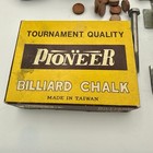 Lot Of Vtg Billiard pool Chalk  Cue Stick Care Equipment Supplies Seahawks