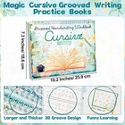4 Pack Grooved Cursive Handwriting Workbook Kit Magic Reusable Grooved Handwr   
