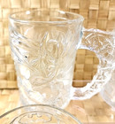 Vintage 1995 Batman Forever Mcdonald s Complete Set Of 4 Embossed Glass Mugs