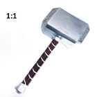1 1 Thor Hammer Replica Mjolnir Props 17  For Halloween Cosplay Costume Foam Toy