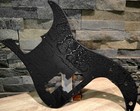 Custom Black Snakeskin P Bass Pickguard Precision Bass 13 Hole Fits Fender Usa