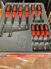 New Snap-on   sgdx604b0- 10 Pc Soft Grip Screwdriver Set Orange black Sealed