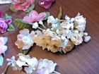 Vintage Millinery Flowers Lot For Hats Dolls Doll Hats Craft Embellishment