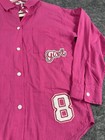 Angelos Girl Shirt 12-13 Years Pink Button Up Kids Top Youth Embroidered N137