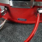 Vtg American Tourister Tiara Round Hat Box Luggage Weekender Suitcase Red 20 