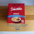 Hartz Delectables Treat Bisque With Tuna   Shrimp Case 12ct 8x 96 Unitsexp 05 26