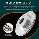 Front 12 91  Drilled And Slotted Brake Kit Compatible With 2011-2020 Toyota