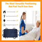 Blue Patient Transfer Wheelchair Cushion With Stair Lift Slide Board Safety Pad