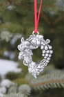 Lead Free Pewter Fox Ornament Grapes Decoration Holiday Gift Hastings Pewter New