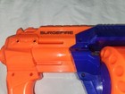 Nerf N-strike Surgefire Blaster Blue Orange Pump Action Barrell