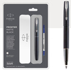 Parker Frontier Matte Black Fountain Pen Chrome Trim  pack Of 3 