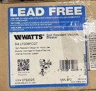Watts Lf008pcqt 3 4  Spill Resistant Vacuum Breaker Lead Free