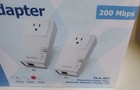 Zyxel - Powerline Adapter  200 Mbps pla-407  Pass-thru Ethernet Adapter Kit
