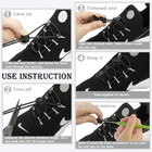 No Tie Elastic Lock Shoe Laces Rope Running Jogging Sneakers Trainer Shoelaces