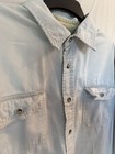 Vintage Wrangler Hero 2xl Beige Heavy Cotton Work Shirt Button Up Long Sleeve