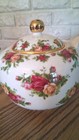 New 1998 Royal Albert Old Country Roses Large Bone China Teapot W lid Beautiful