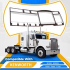 Dash Gauge Trim Panel Bezel Abs For Kenworth W900 T800 T660 T700 Woodgrain