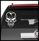Vinyl Decal Truck Car Sticker Laptop - Horror Zombie Halloween Cracked Skull