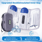 24h Insulin Cooler Travel Case   Tsa Approved   Medicine Cooler W  Display