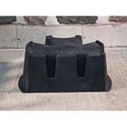 Rts Home Accents Flat Back Rain Barrel Stand  Black Color