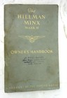 1950 Vintage Hillman Minx Mark Iv Owner s Handbook Manual Car Paoli Pa Dealershi
