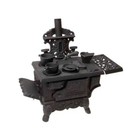 Traditional Miniature Replica Toy Cast Iron Wood Cook Stove And Accessories 12 