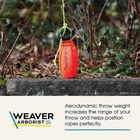 Arborist Throw Weight Nylon Bag 12 Oz Orange 1 Pcs For Tree Climbing