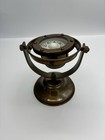 Nautical Antique Brass Gimbal Compass Vintage Binnacle Gimballed Compass