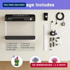Fish Tank Starter Kit  3 Gallon Smart Aquarium For Betta  Black