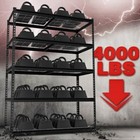 48   wx 24   dx72   h Heavy Duty Shelving 5tier Storage Shelves Adjustable Metal Shelf
