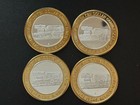 Lot Of 4 Sam   s Town Hotel   Casino Clad Silver Strikes  Lv   Nv 