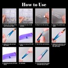 Nail Dual Forms For Poly Gel  288pcs French Nail Forms  8 Shapes  12 Clear