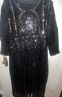 Black Net Embroidered Salwar Kameez Set For Women  Traditional Outfit